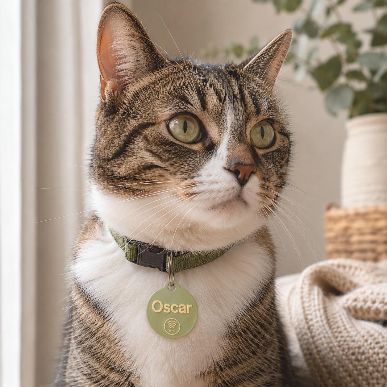Targhetta Smart NFC personalizzata per cani e gatti