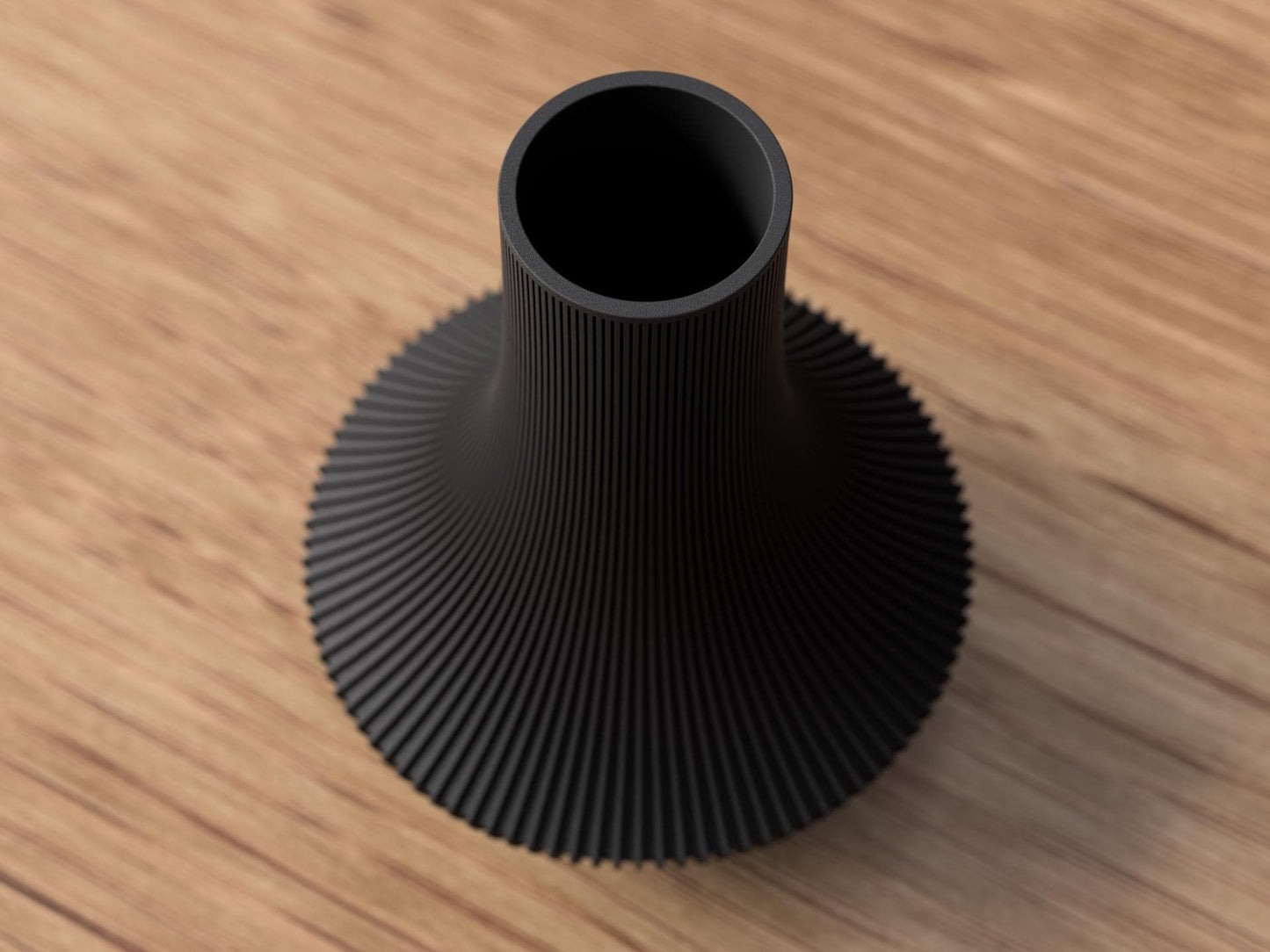 Vaso Japandi SHINTO Rigato 3D in PLA | Vaso decorativo minimal moderno | 18 cm / 21 cm | 3DodLAB