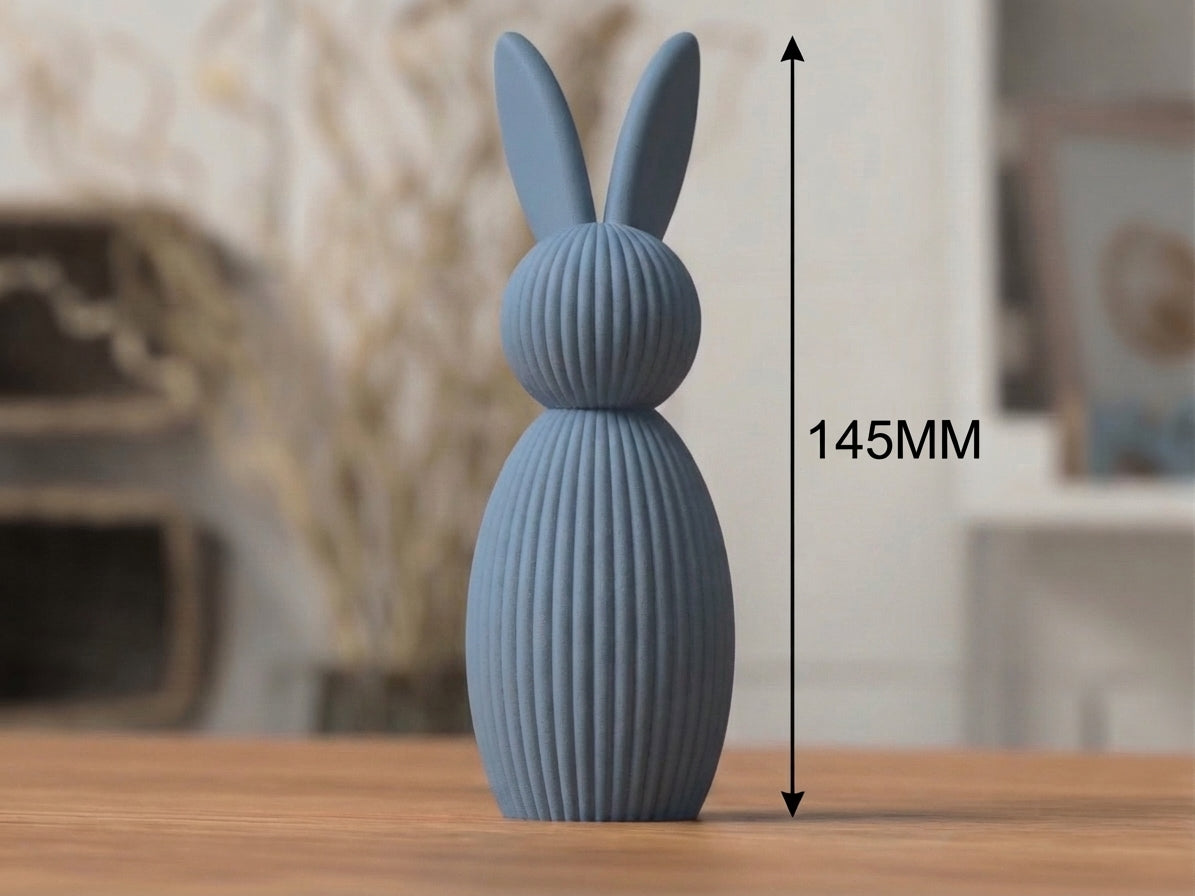 Coniglietto Pasquale Minimal | Japandi/Scandi | 3 Misure | PLA Bio | Stampa 3D