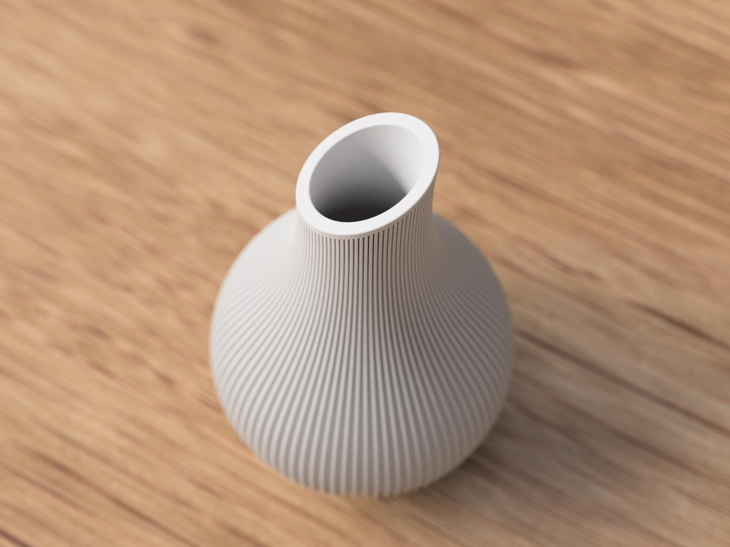 Vaso Japandi “Kanso” | Design scandi-giapponese | Vaso decorativo stampato in 3D