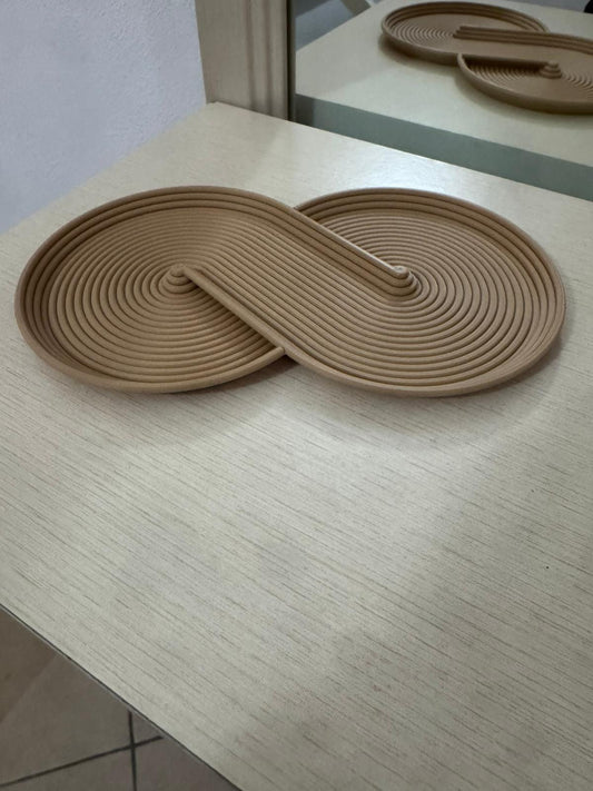 Svuota Tasche Infinito 170mm | Portaoggetti Design Moderno | Organizer Chiavi Monete Orologi | Stampa 3D in PLA | 5 Colori ODDO INFISSI DI ODDO ORAZIO