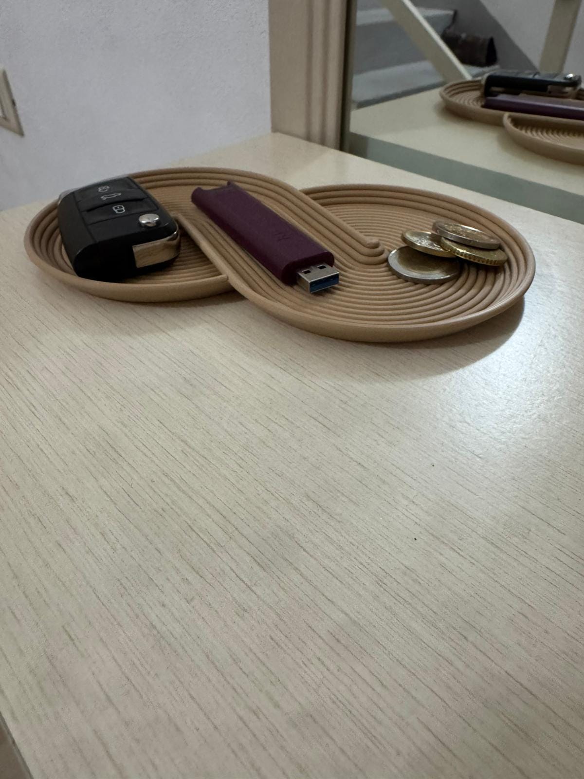 Svuota Tasche Infinito 170mm | Portaoggetti Design Moderno | Organizer Chiavi Monete Orologi | Stampa 3D in PLA | 5 Colori ODDO INFISSI DI ODDO ORAZIO