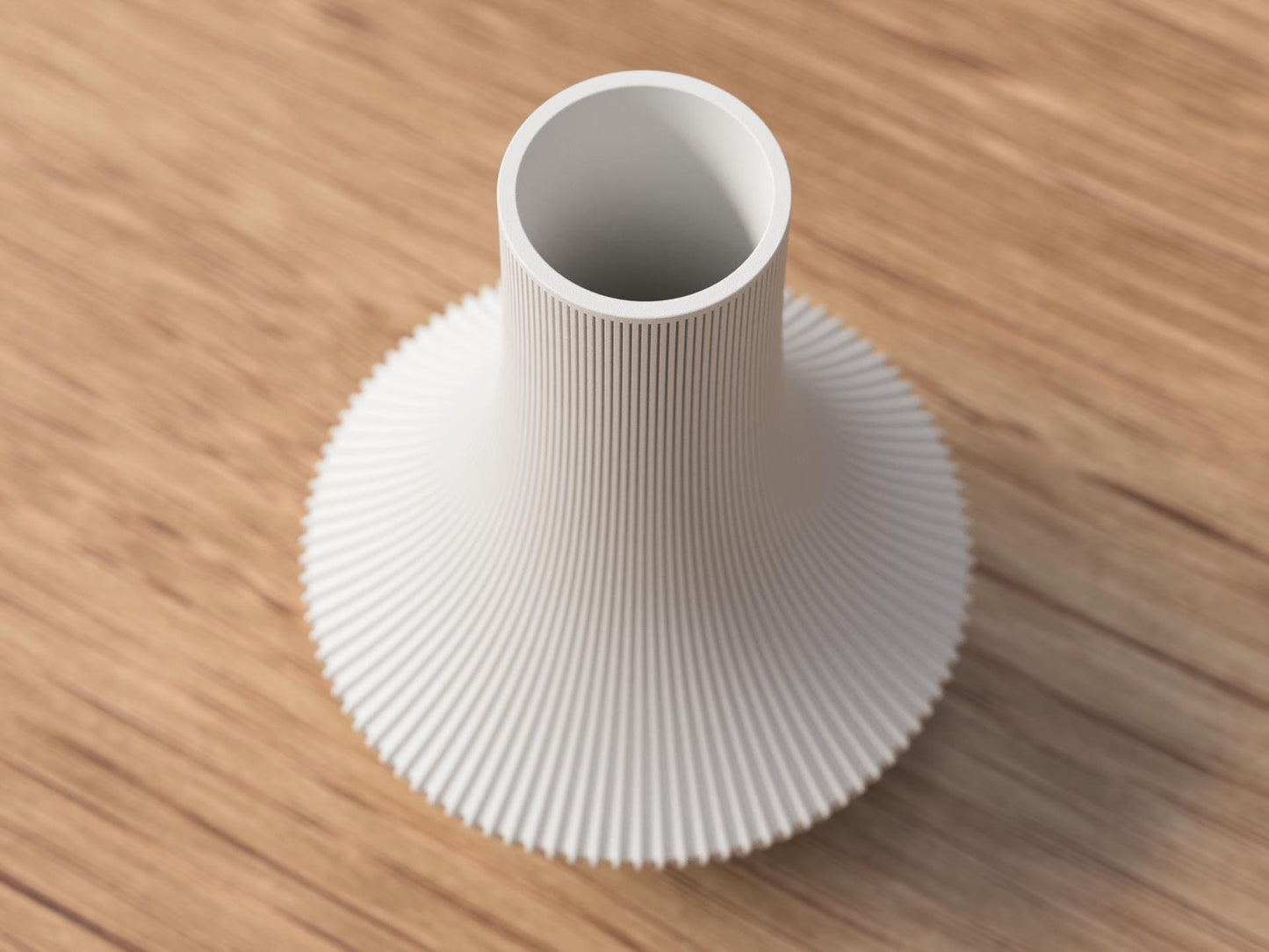 Vaso Japandi SHINTO Rigato 3D in PLA | Vaso decorativo minimal moderno | 18 cm / 21 cm | 3DodLAB