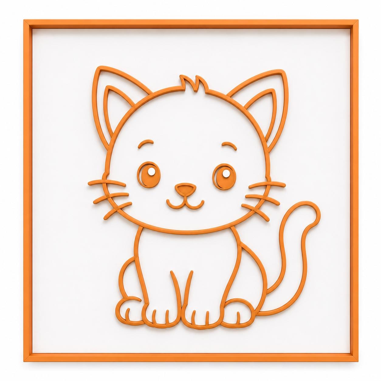 Quadro 3D Animaletto Personalizzato per Cameretta Bambini