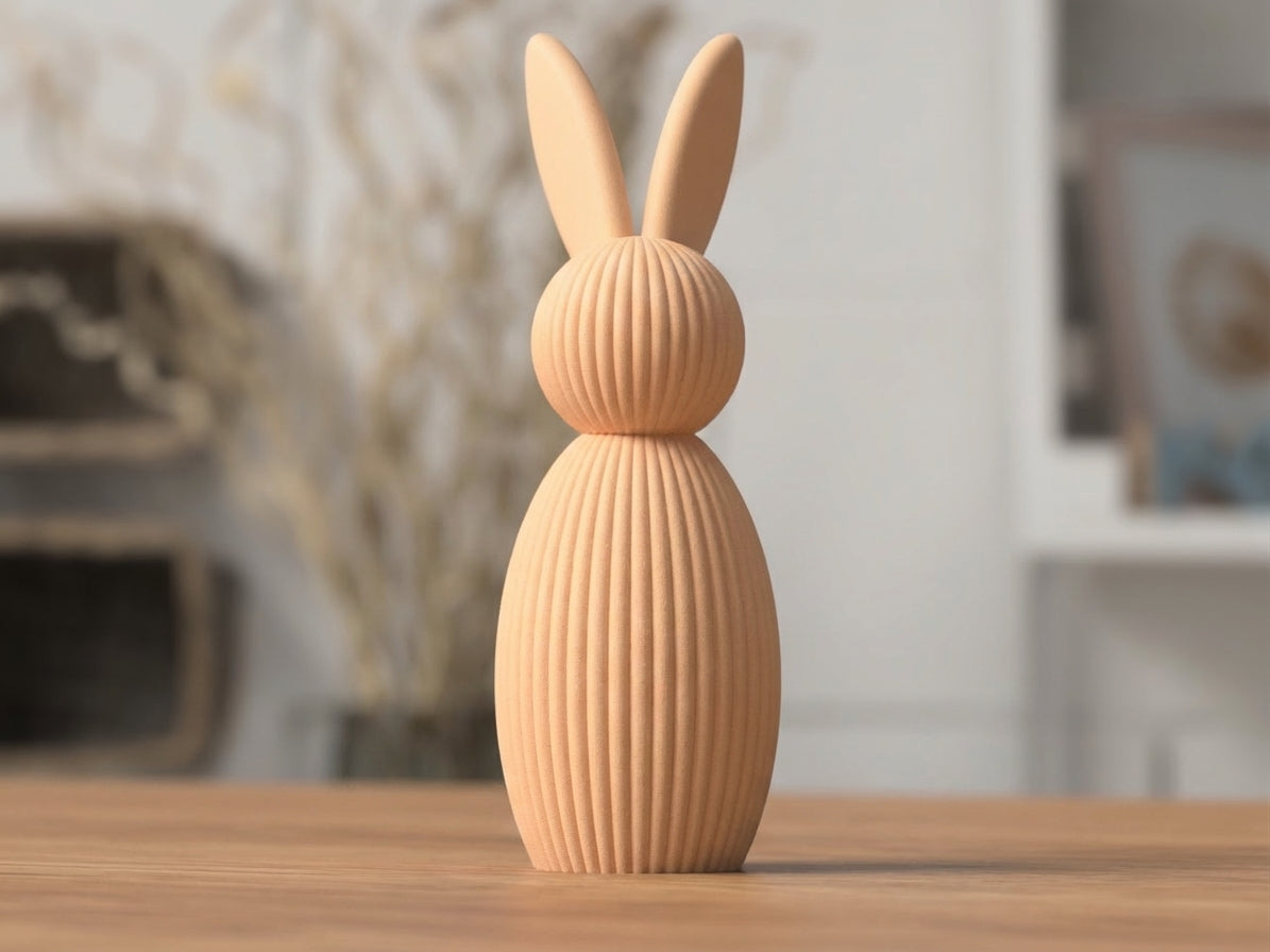 Coniglietto Pasquale Minimal | Japandi/Scandi | 3 Misure | PLA Bio | Stampa 3D