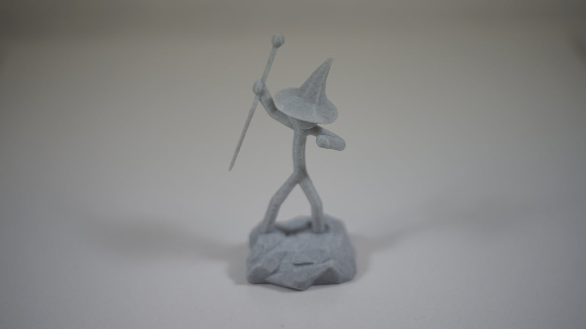 Fantasy Stick Warrior – Statuetta 3D da 10 o 15 cm