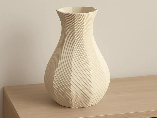 Vaso ottagonale moderno BEIGE