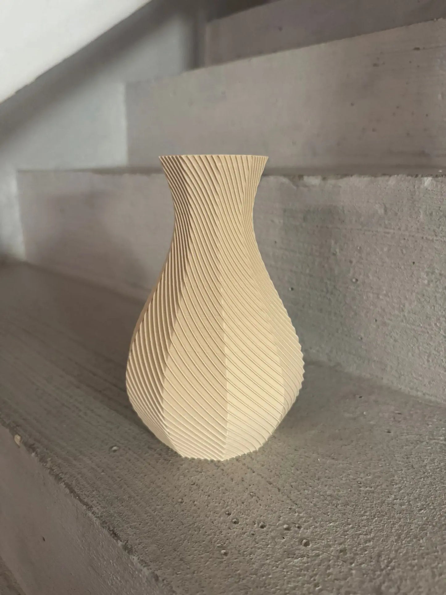 Vaso ottagonale moderno BEIGE 3DodLAB