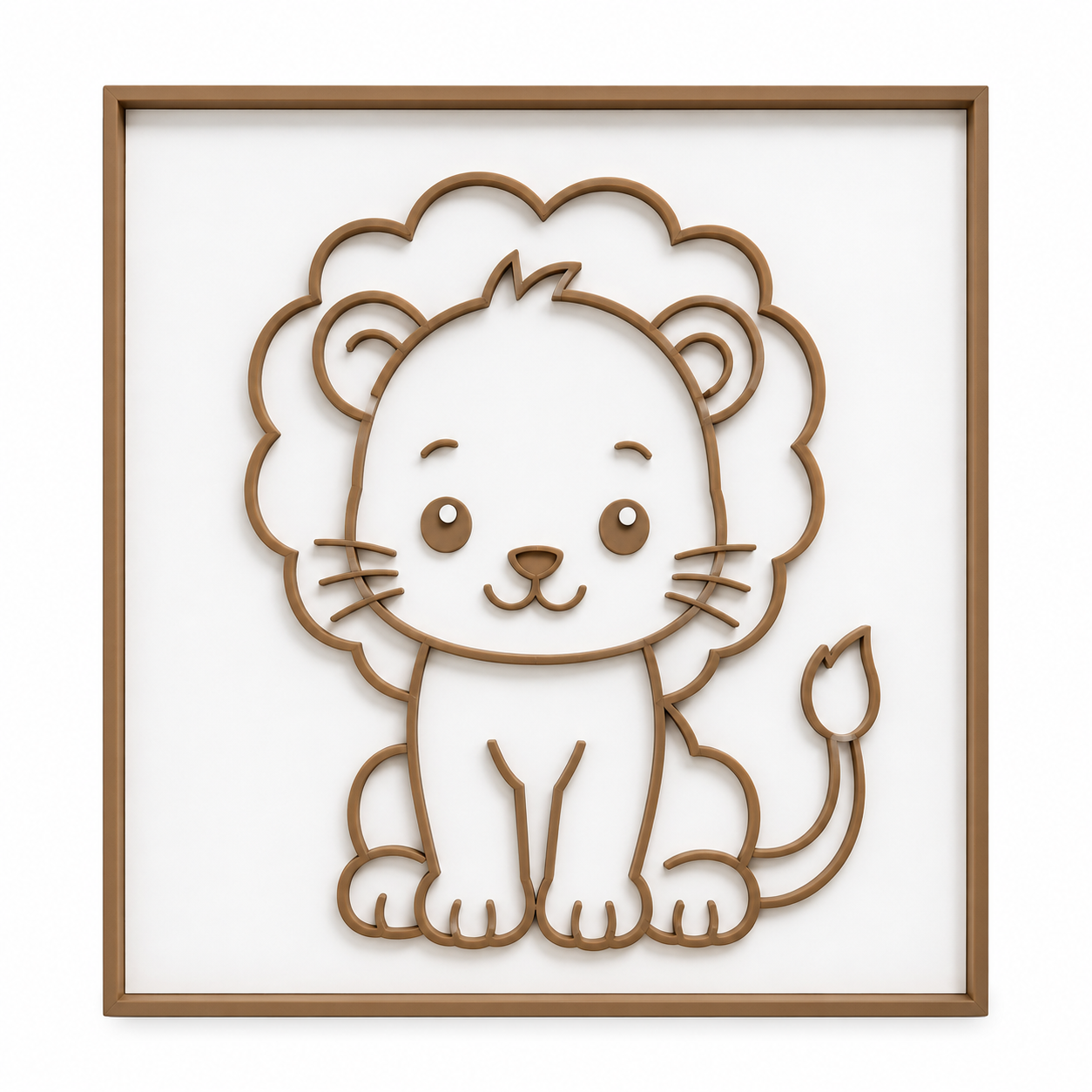 Quadro 3D Animaletto Personalizzato per Cameretta Bambini