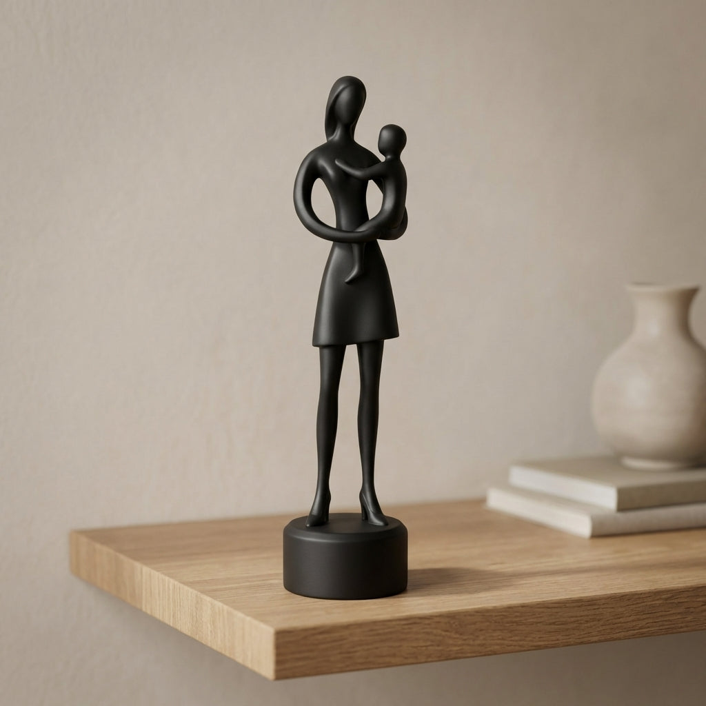 Personalized Mother and Child Figurine | Gift for Mom | Mother's Day Gift Idea | Modern 3D Printed Decoration