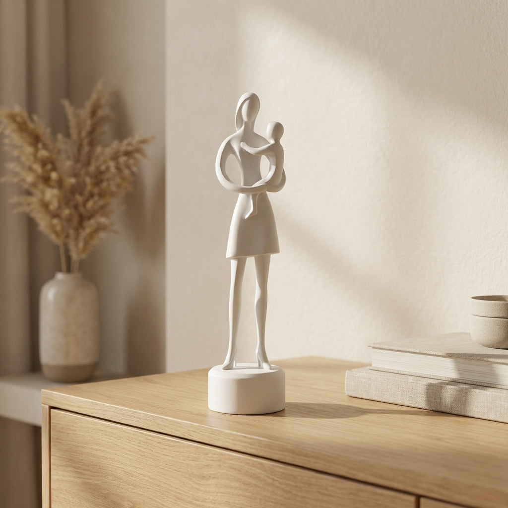 Personalized Mother and Child Figurine | Gift for Mom | Mother's Day Gift Idea | Modern 3D Printed Decoration