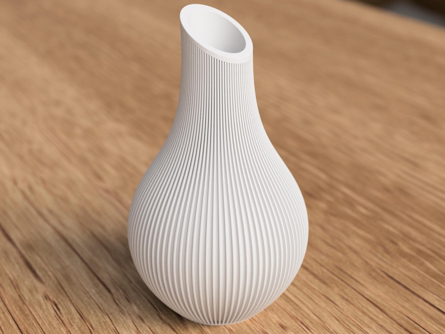 Vaso Japandi “Kanso” | Design scandi-giapponese | Vaso decorativo stampato in 3D