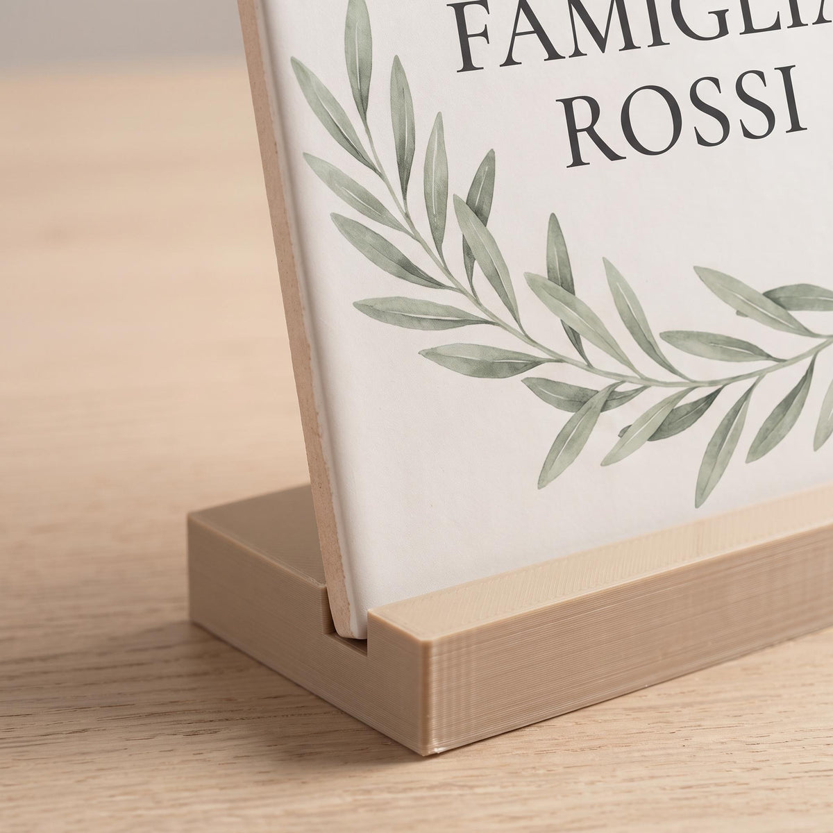 Piastrella personalizzata in ceramica con foto o dedica, maiolica decorativa, regalo per casa 15x15 o 20x20 cm
