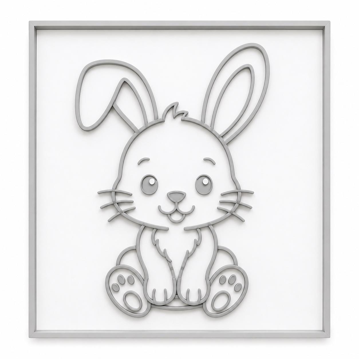 Quadro 3D Animaletto Personalizzato per Cameretta Bambini
