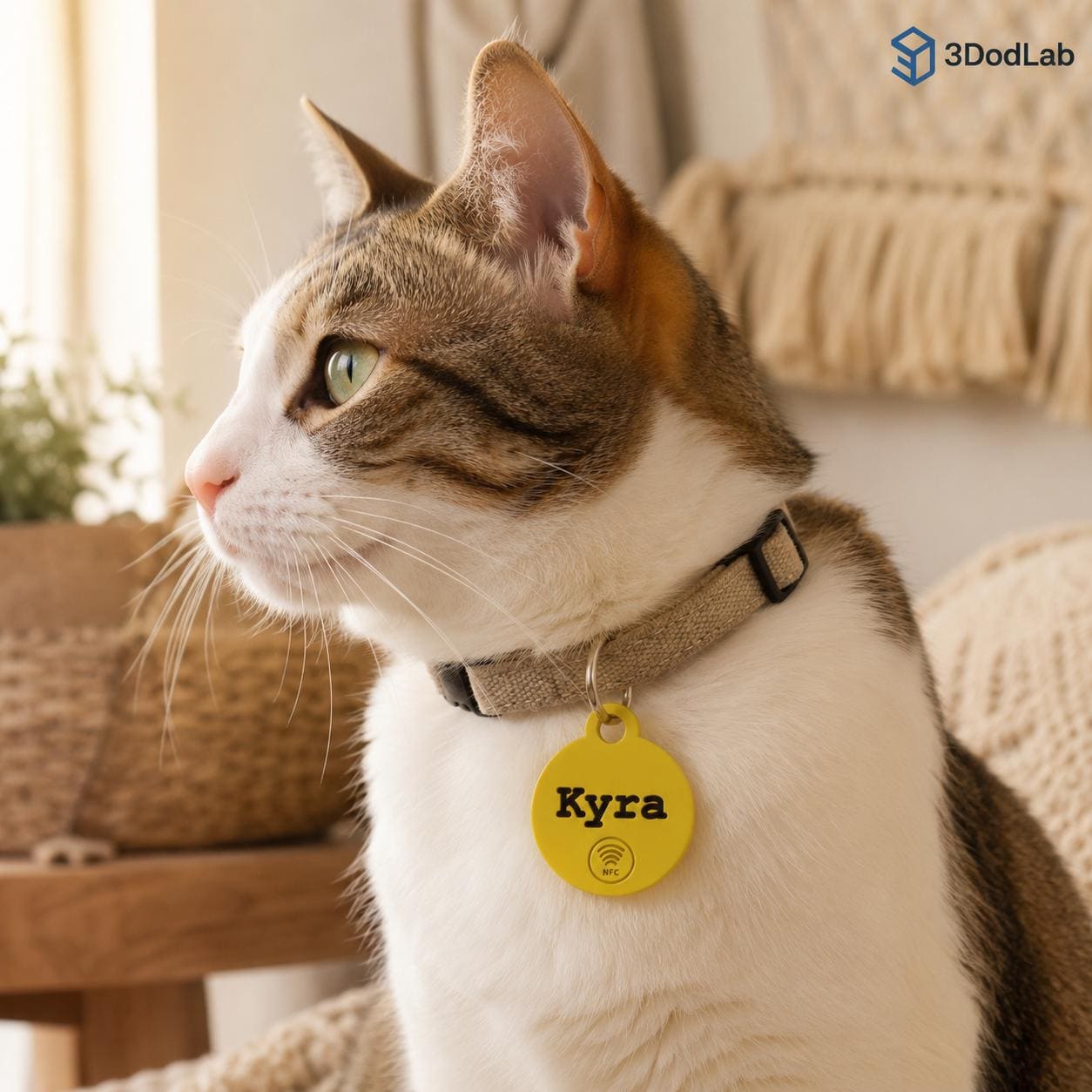Targhetta Smart NFC personalizzata per cani e gatti