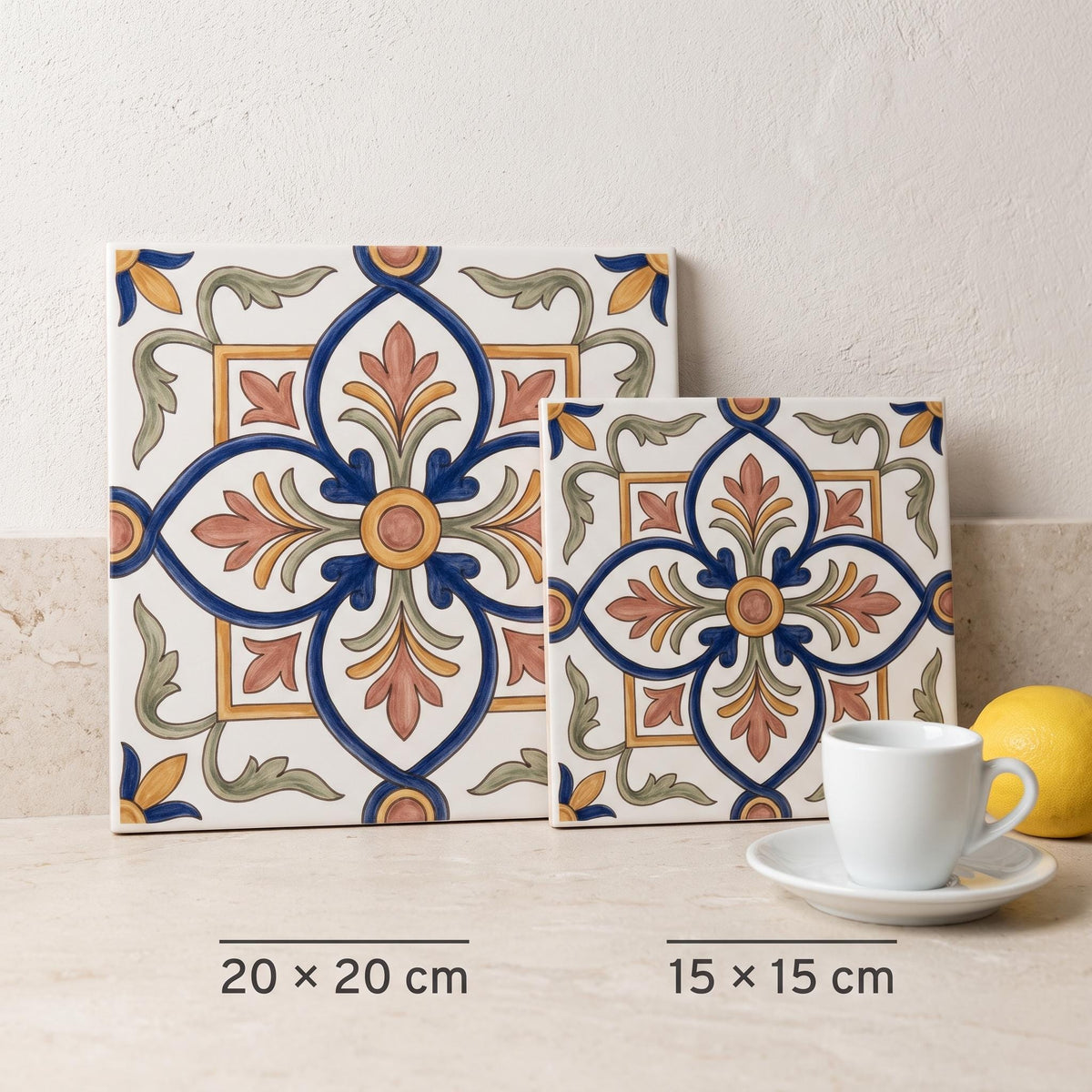Piastrella personalizzata in ceramica con foto o dedica, maiolica decorativa, regalo per casa 15x15 o 20x20 cm