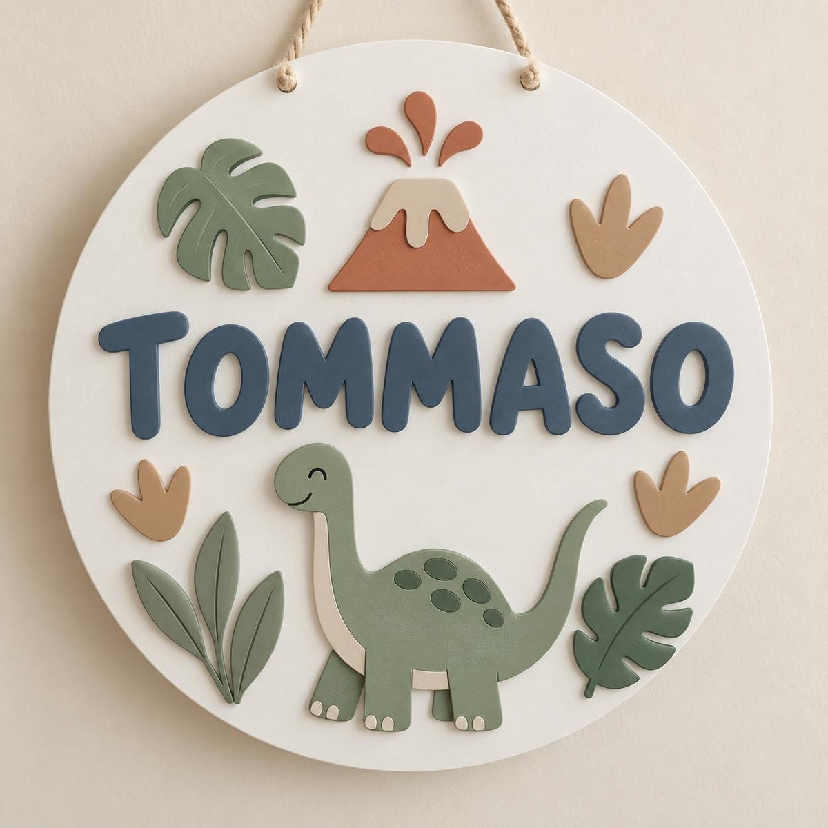 Coccarda nascita personalizzata con nome – 20 cm