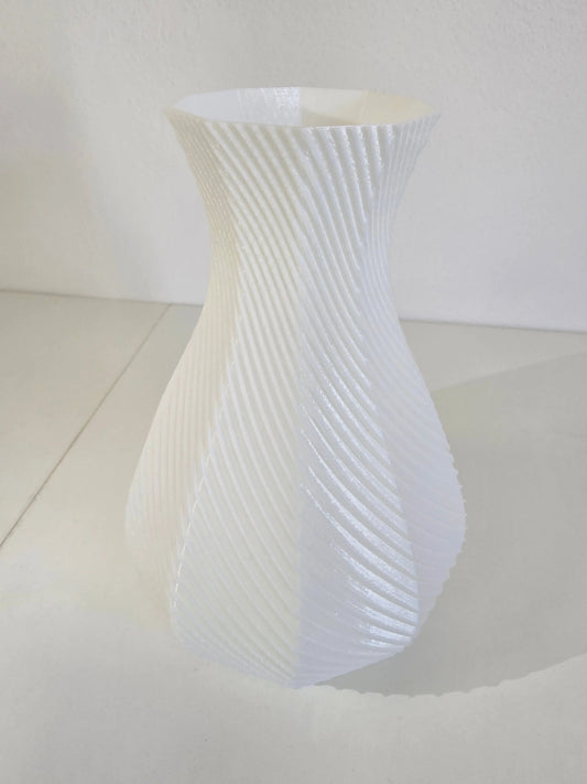 Vaso ottagonale moderno BIANCO