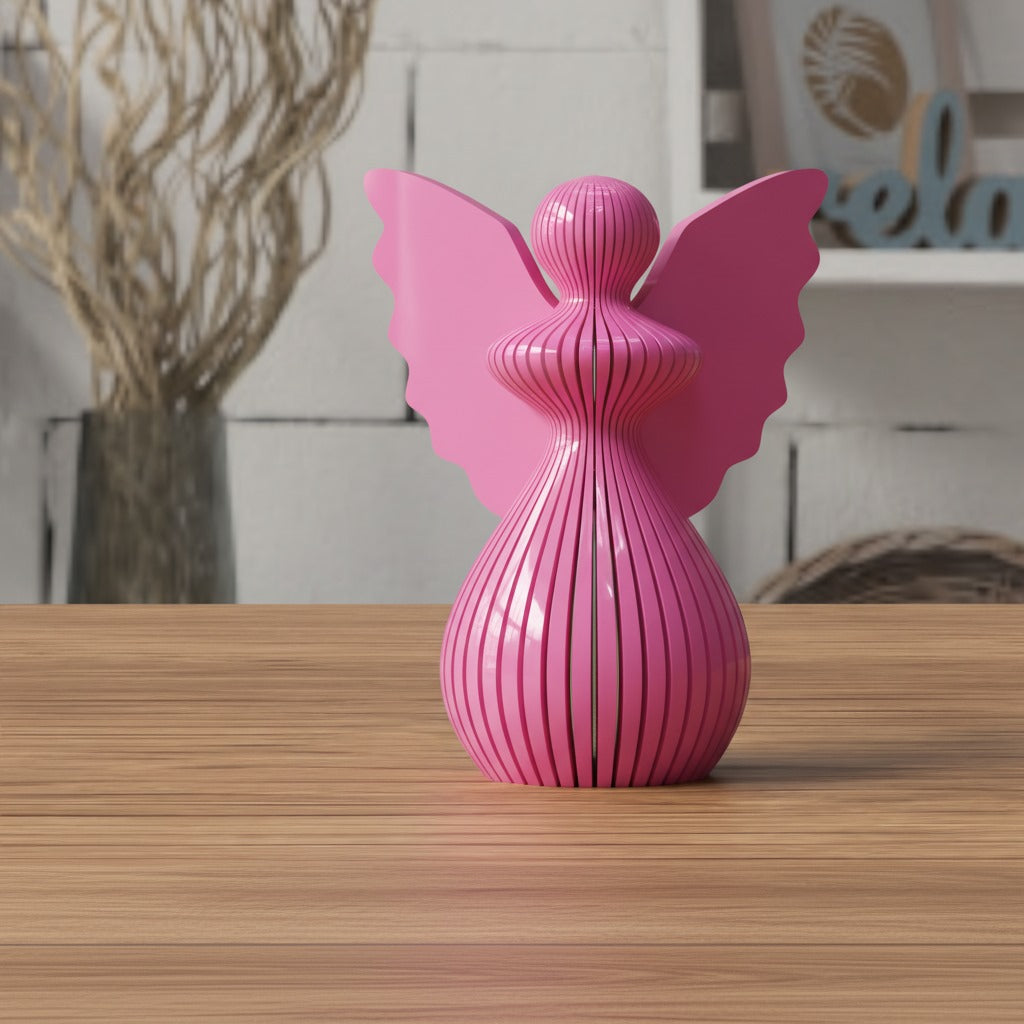 Angelo di Natale in PLA 8 cm | Decorazione natalizia stampata 3D | Addobbo albero, idea regalo originale, decorazioni fatte a mano. 3DodLAB