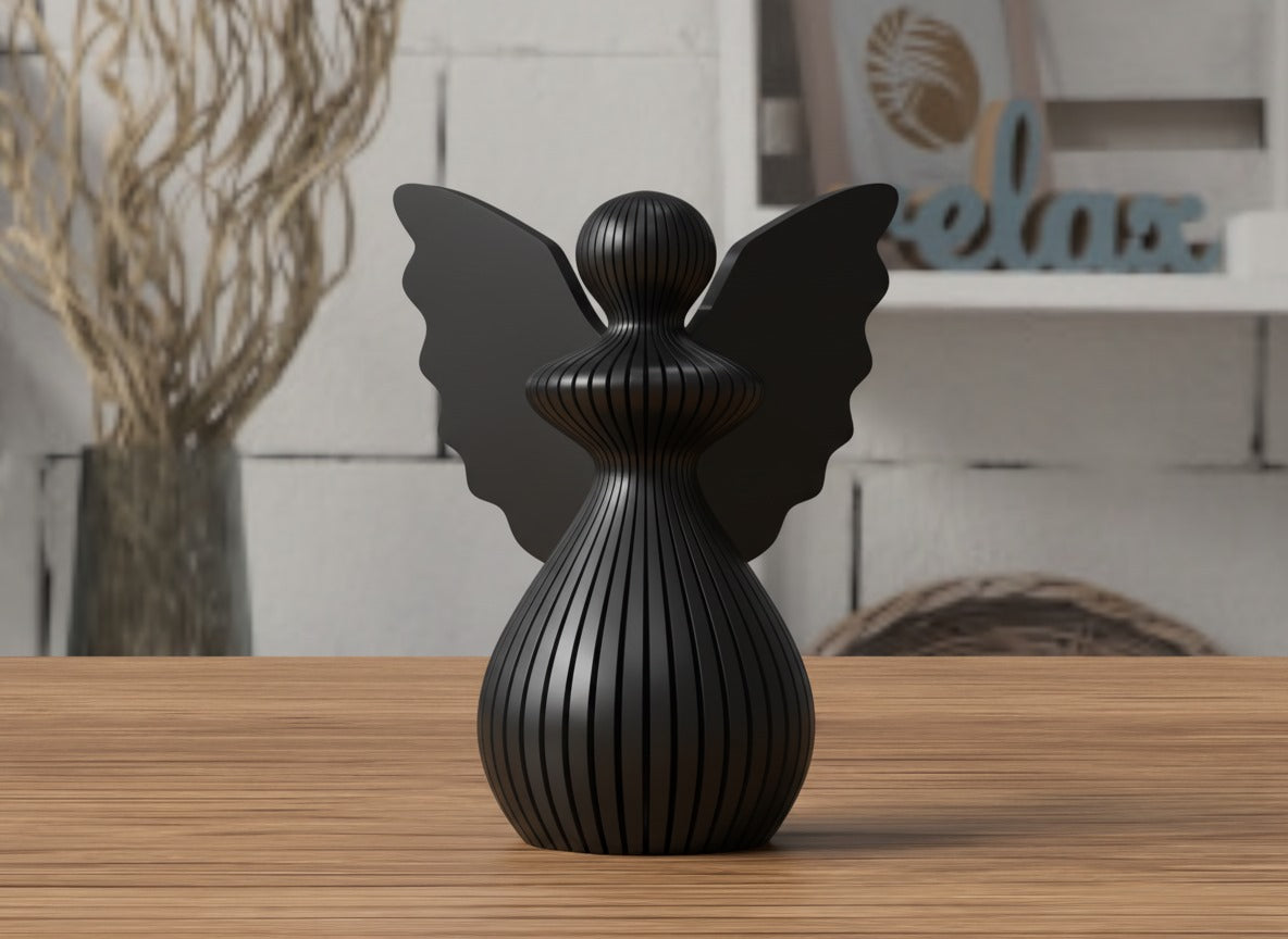 Angelo di Natale in PLA 8 cm | Decorazione natalizia stampata 3D | Addobbo albero, idea regalo originale, decorazioni fatte a mano. 3DodLAB