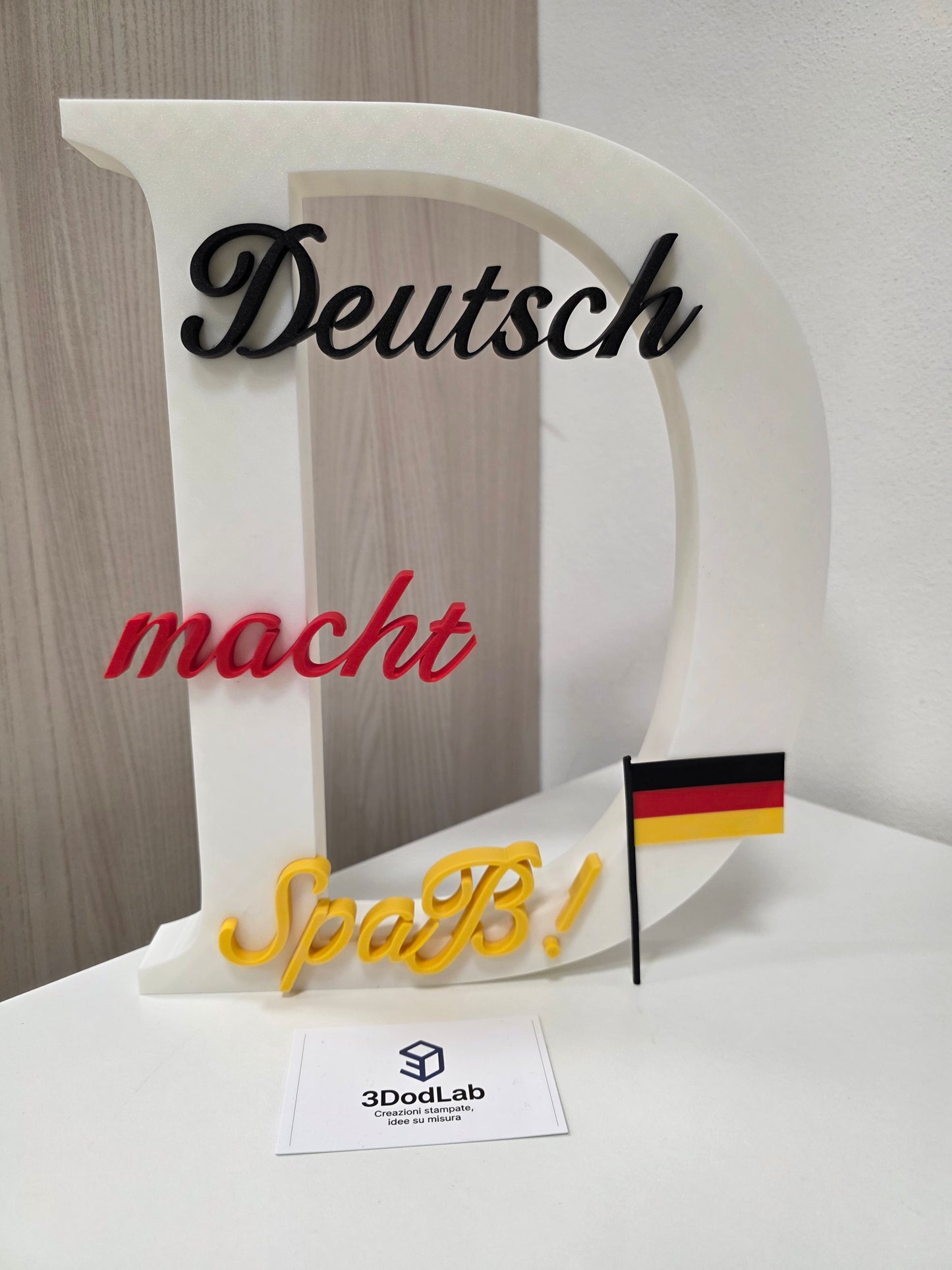 Personalized 3D Initial Letter with Name | 15–20–25–30 cm