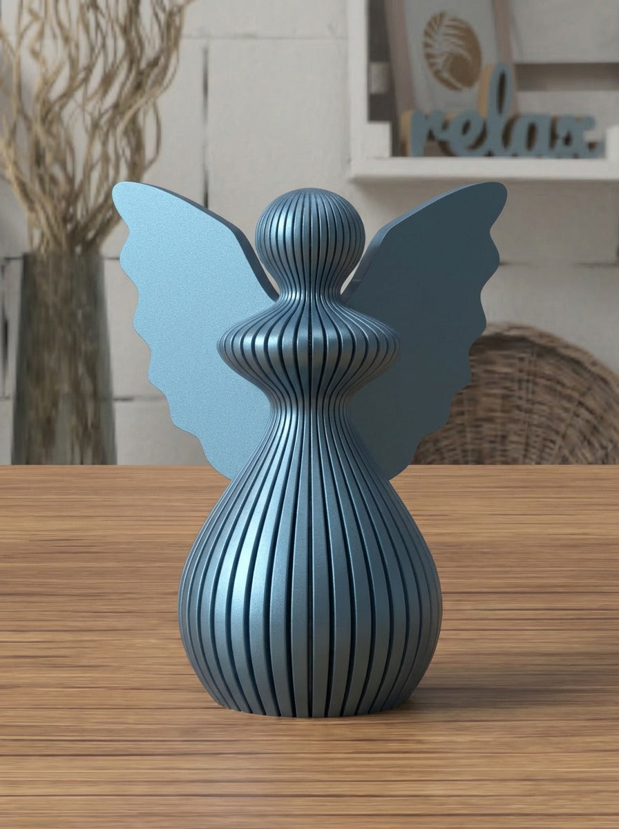 Angelo di Natale in PLA 8 cm | Decorazione natalizia stampata 3D | Addobbo albero, idea regalo originale, decorazioni fatte a mano. 3DodLAB