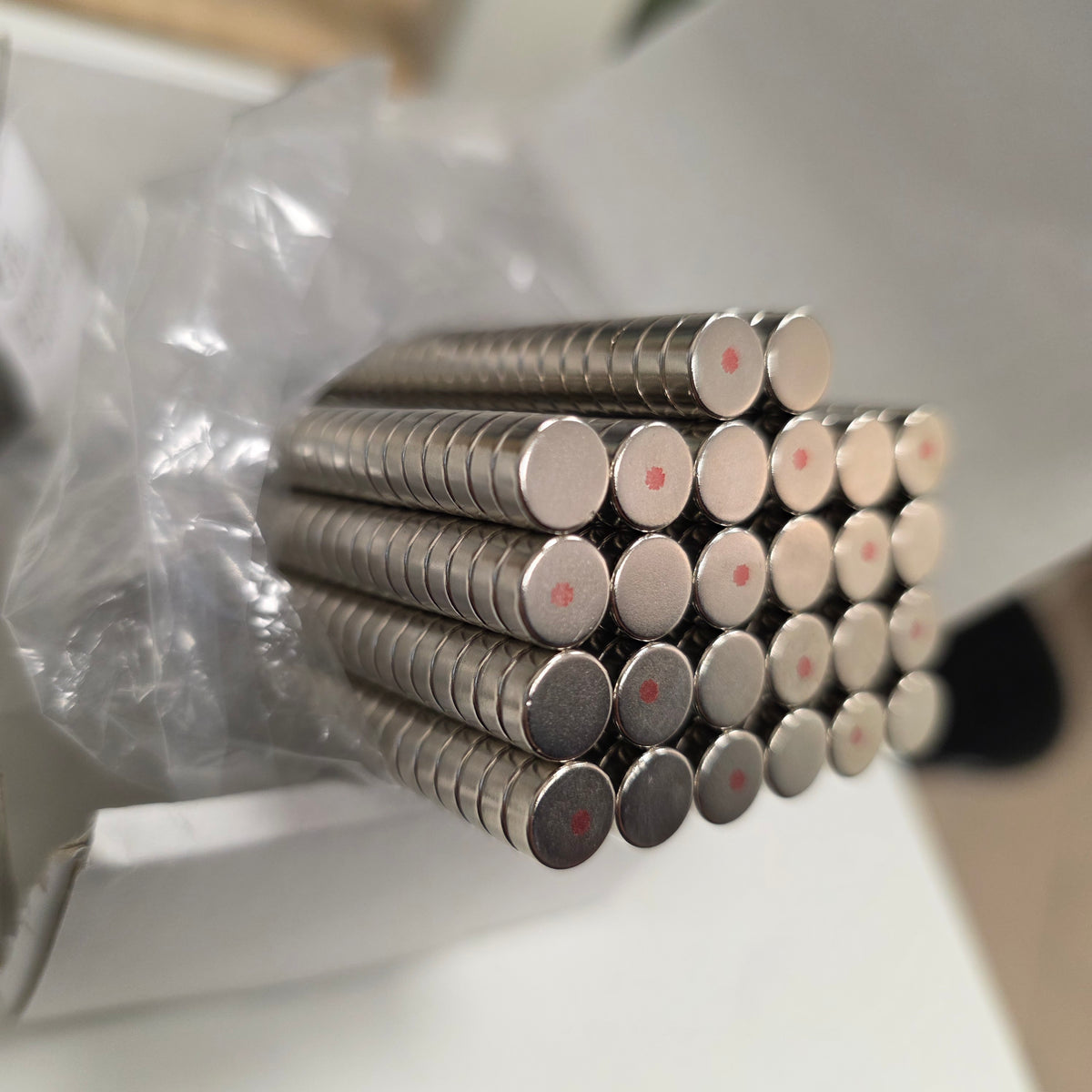 Calamite al neodimio N52 8×3 mm – Magneti per stampa 3D