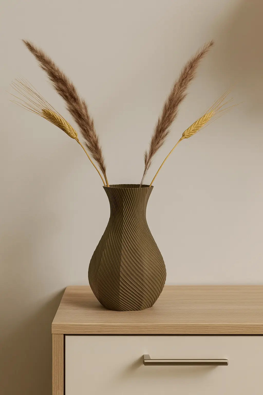 Vaso ottagonale moderno CHAMPAGNE 3DodLAB
