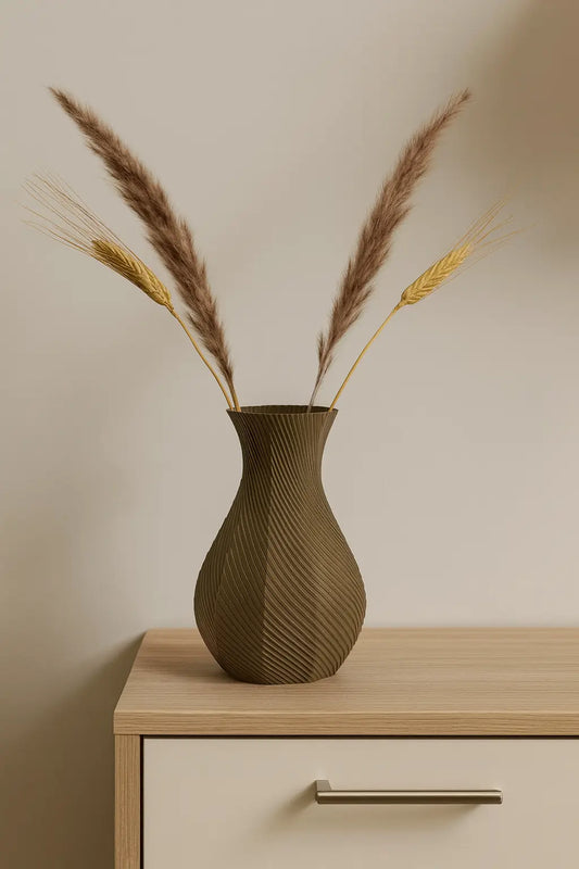 Vaso ottagonale moderno CHAMPAGNE