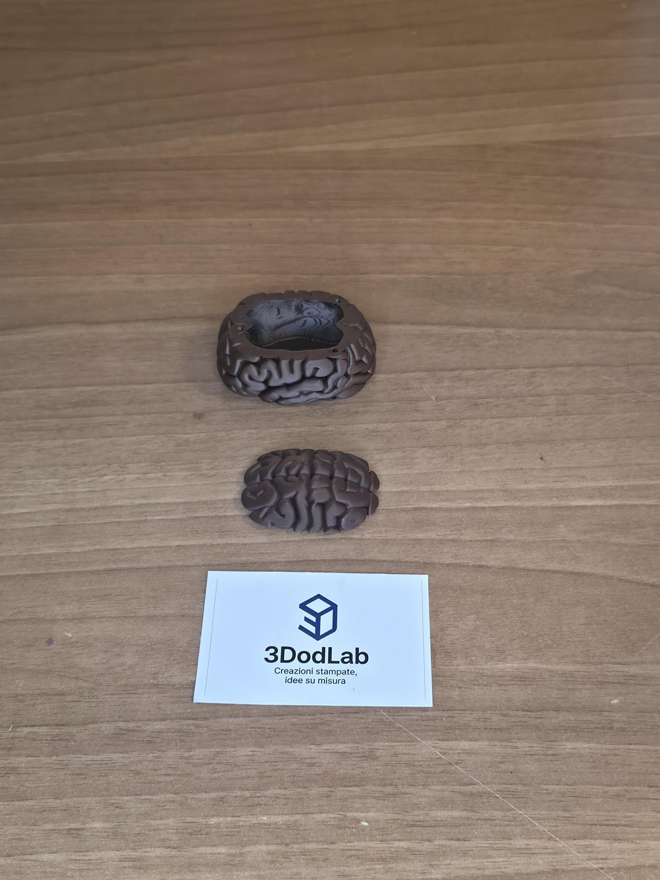 Scatola Cervello 3D con Coperchio Magnetico | Brain Box Portagioie e Scatola dei Ricordi